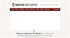 Desktop Screenshot of owentonfbc.com
